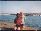 Zoon en Vader in Zadar op bezoek mijn schoonouders